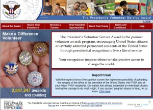 Presidential Award Website